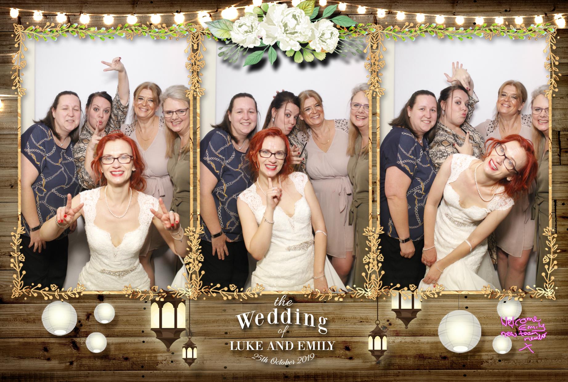 Luke & Emily's Wedding | View more photos from the event at gallery.myphotoboothexperience.co.uk/u/MyPhotoBoothExperienceLtd/Luke-Emilys-Wedding
